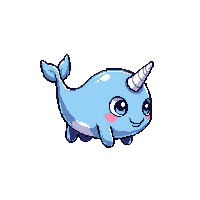 narwhal chibi