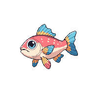 rainbow trout chibi