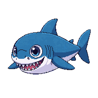 reef shark chibi