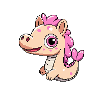 seahorse chibi