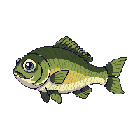 smallmouth bass chibi