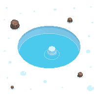 ice fishing hole