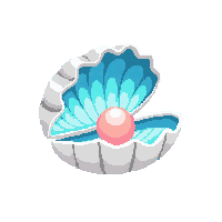 pearl in oyster