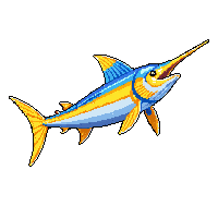 blue marlin trophy gold