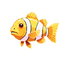 clownfish trophy gold