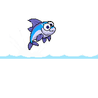 blenny leaping