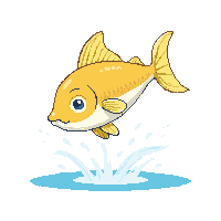 boxfish leaping