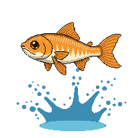 catfish leaping