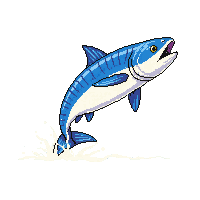 cutlassfish leaping