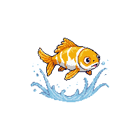 guppy leaping