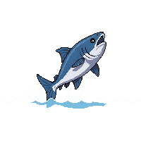 piranha leaping