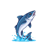 sturgeon leaping