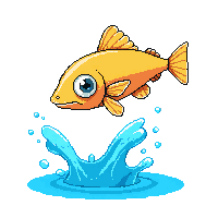 triggerfish leaping