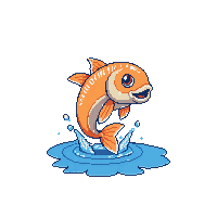 wahoo leaping