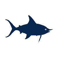 blue marlin silhouette