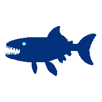 moray eel silhouette