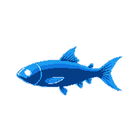 neon tetra silhouette