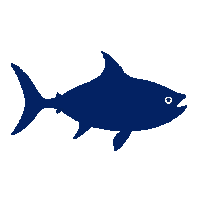 yellowfin tuna silhouette