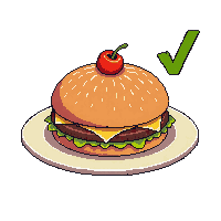 food icon served plate ready checkmark