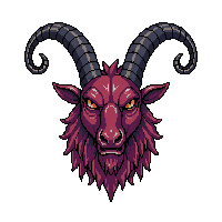 demon goat man baphomet goat head 016