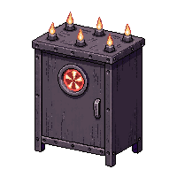 horror iron maiden spiked cabinet 021