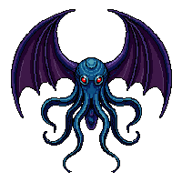 cthulhu spawn cosmic horror tentacles wings 006