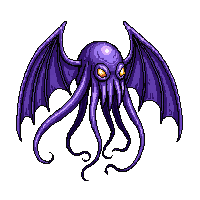 cthulhu spawn cosmic horror tentacles wings 010