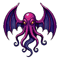 cthulhu spawn cosmic horror tentacles wings 018