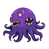 shoggoth amorphous blob many mouths 003