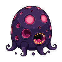shoggoth amorphous blob many mouths 011