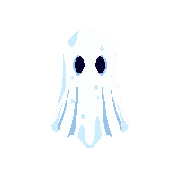 ghost translucent white spirit floating 011