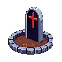 graveyard open grave empty hole 019