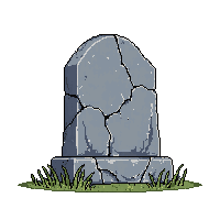 graveyard tombstone cracked stone rip 001