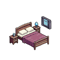 haunted bedroom disheveled bed 012