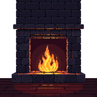 haunted fireplace dark hearth ghost fire 018