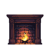 haunted fireplace dark hearth ghost fire 025