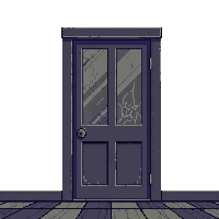 haunted house door creaky door cobwebs 009