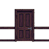 haunted house door creaky door cobwebs 030