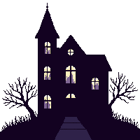 haunted house exterior dark mansion broken windows 008