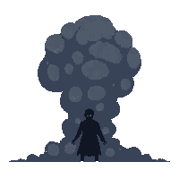 horror smoke cloud dark fog horror effect 009