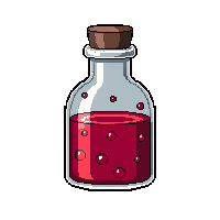 horror blood potion red vial 005