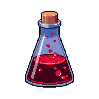 horror blood potion red vial 013