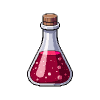 horror blood potion red vial 017