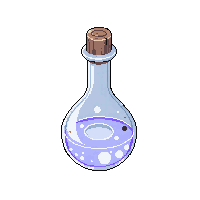 horror invisibility potion clear flask 007