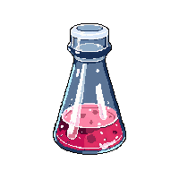 horror invisibility potion clear flask 011