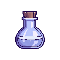 horror invisibility potion clear flask 019
