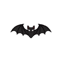 horror bat icon small bat silhouette 022