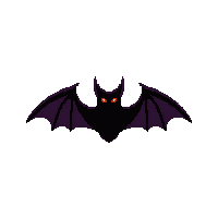 horror bat icon small bat silhouette 030