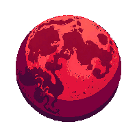 horror blood moon icon red moon 019