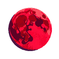 horror blood moon icon red moon 035